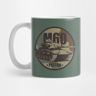 M60 Patton Tank (Front & Back logo) Mug